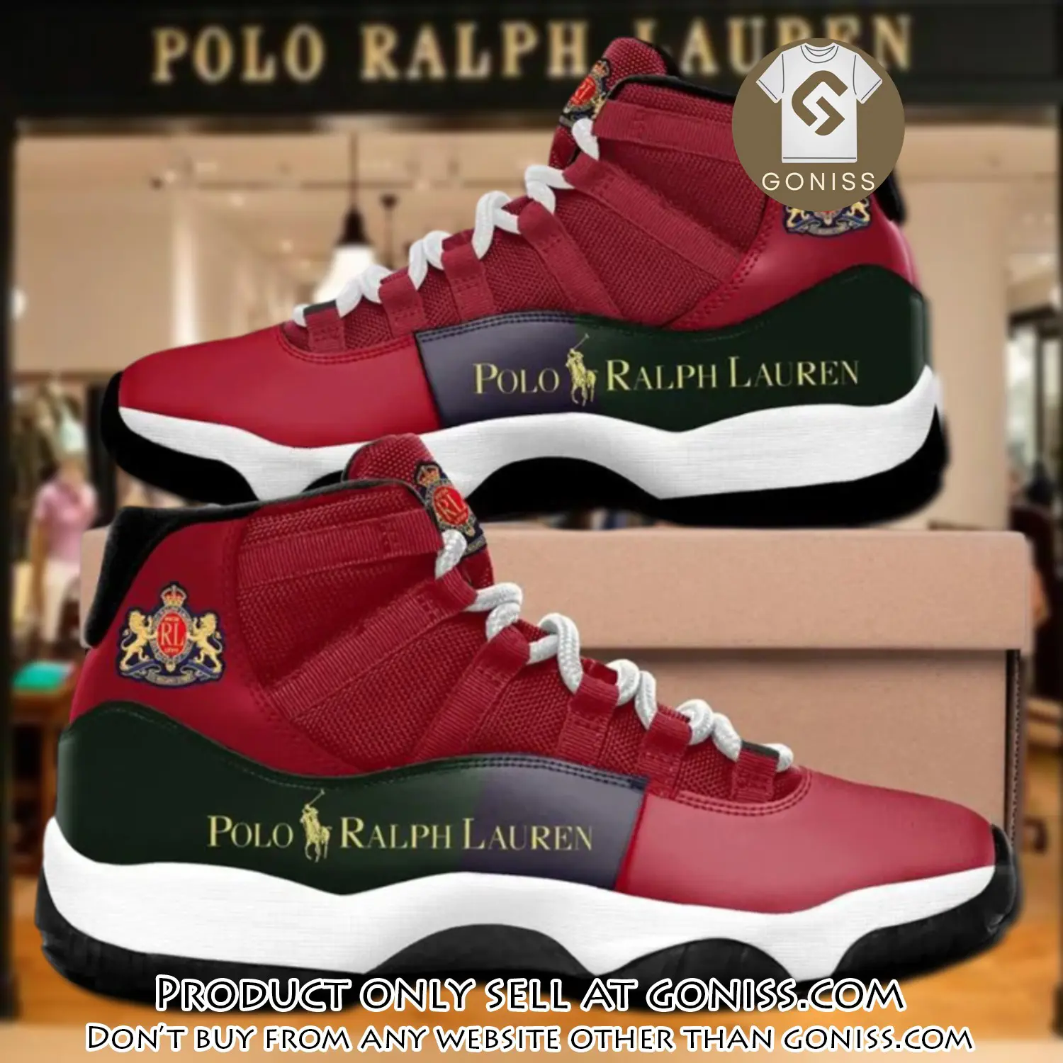 Ralph lauren red black air jordan 11 sneakers sport shoes for men women gn5051000